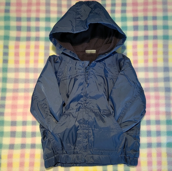 CHEROKEE ♡ Navy Long Sleeve Zip Hooded Soft Warmly Lined Coat Jacket 3-6M - Picture 8 of 16